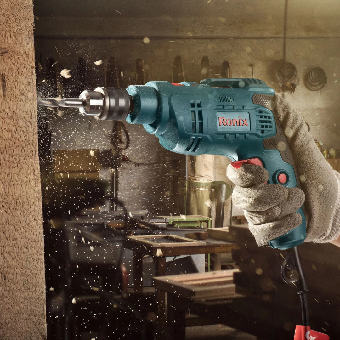 دریل چکشی ۱۰ میلی‌متر ۴۵۰ وات رونیکس 2121